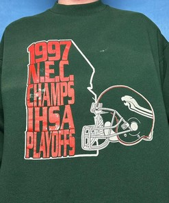Vintage College Football Shirt Full-Size Sweatshirt & Hoodie - NCAA Shirts for Men