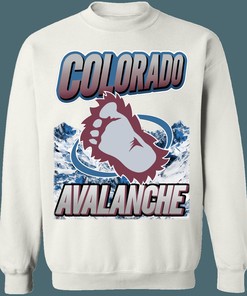 Vintage Colorado Avalanche BIGFOOT NHL Sweatshirt Hoodie - Unique Look for Hockey Fans