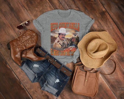Vintage Corridos Music Artist Shirt, Norberto Beto Quintanilla Iracheta Tee, Mexican Singer Merch - Image 3