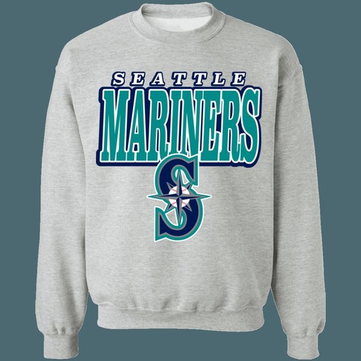Vintage Crewneck Sweatshirt Hoodie Shirt for Seattle Mariners Fans - Image 2