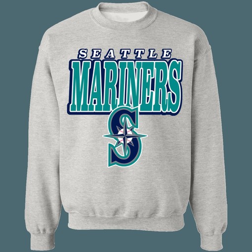 Vintage Crewneck Sweatshirt Hoodie Shirt for Seattle Mariners Fans - Image 3