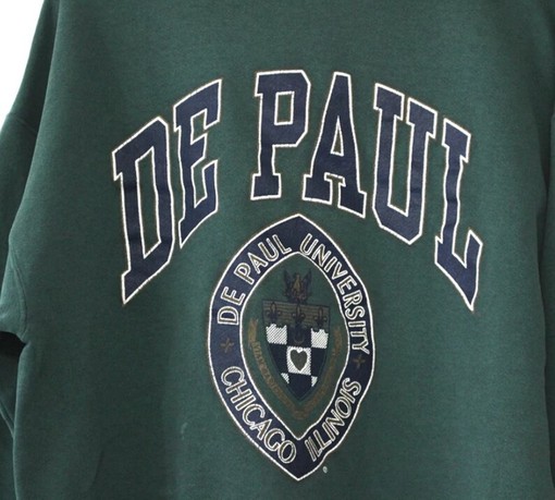 Vintage DePaul University Blue Demons Sweatshirt, NCAA Shirts Women, Hoodie, Sport Shirts Unisex - Image 2