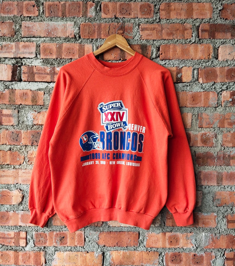 Vintage Denver Broncos NFL Football Sweatshirt Hoodie Unisex