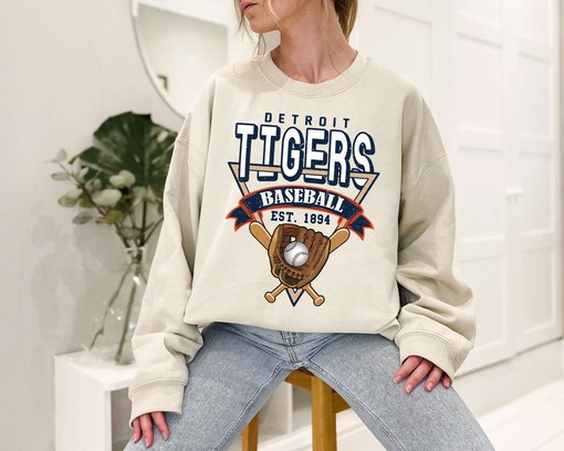 Vintage Detroit Baseball Shirt, Detroit MLB Shirt, Baseball Fan Gifts, Detroit Fan Shirt with NCAA Shirts for Men