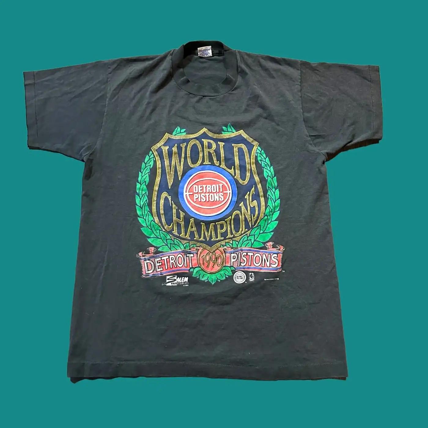 Vintage Detroit Pistons Graphic Sports Sweatshirt Pullover Hoodie for Fans