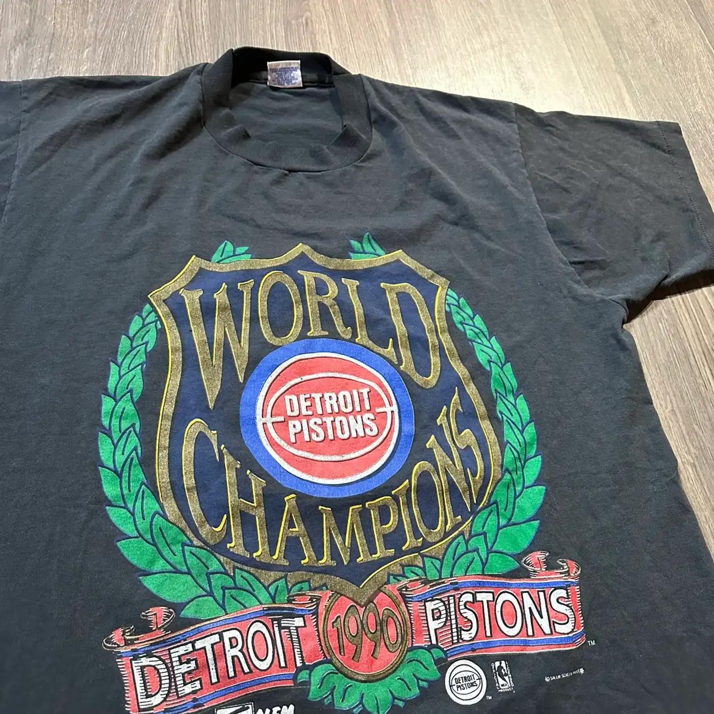 Vintage Detroit Pistons Graphic Sports Sweatshirt Pullover Hoodie for Fans - Image 2