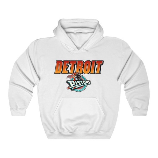 Vintage Detroit Pistons NBA Sweatshirt Hoodie Shirt for Fans - Image 2