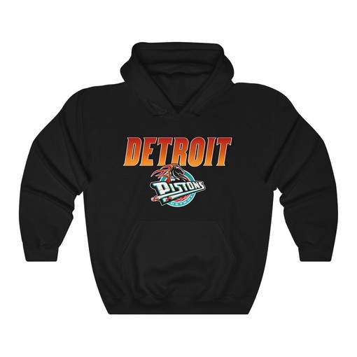 Vintage Detroit Pistons NBA Sweatshirt Hoodie Shirt for Fans - Image 3