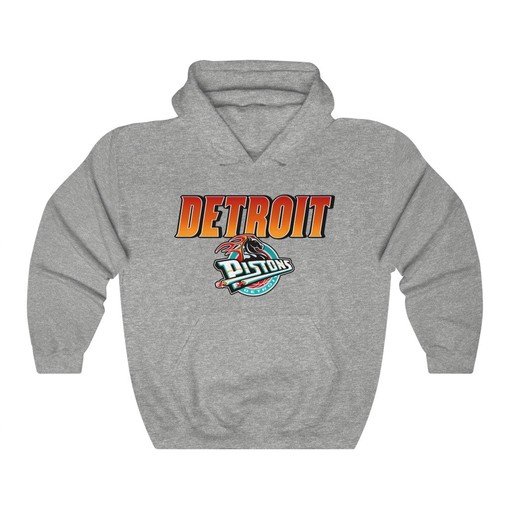 Vintage Detroit Pistons NBA Sweatshirt Hoodie Shirt for Fans - Image 4