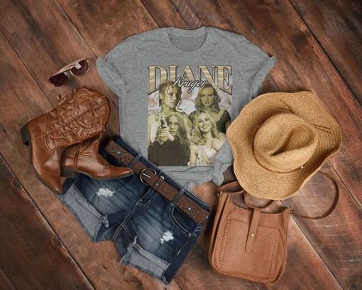 Vintage Diane Kruger Tee - German Actress Fan Shirt - Image 3