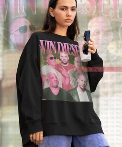 Vintage Dominic Toretto Tee, Vin Diesel Sweatshirt for Men