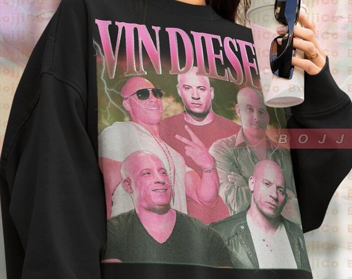 Vintage Dominic Toretto Tee, Vin Diesel Sweatshirt for Men - Image 4
