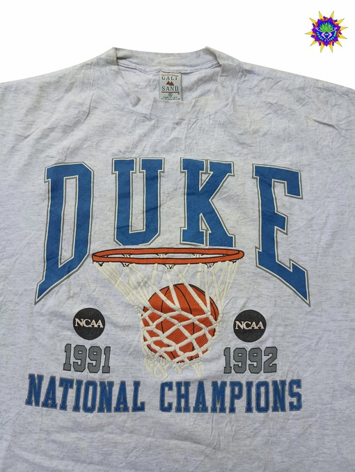Vintage Duke 1991-1992 NCAA National Champions Shirt Collection with NCAA Shirts for Men and Women - Image 2