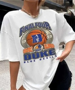Vintage Duke University Blue Devils Final Four T-Shirt, Duke Blue Devils Shirt, Basketball Shirt, Blue Devils Shirt