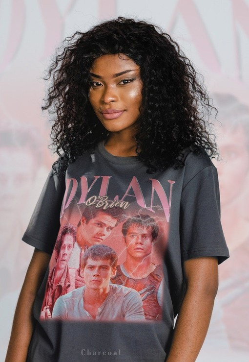 Vintage Dylan O'Brien Fan Tee - American Actor Teen Wolf Thomas Maze Shirt