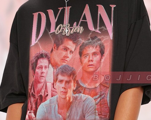 Vintage Dylan O'Brien Fan Tee - American Actor Teen Wolf Thomas Maze Shirt - Image 2