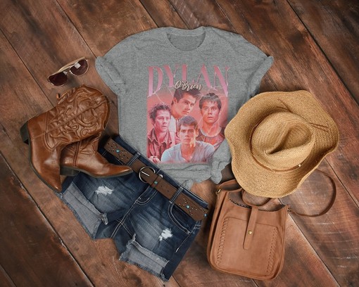 Vintage Dylan O'Brien Fan Tee - American Actor Teen Wolf Thomas Maze Shirt - Image 3