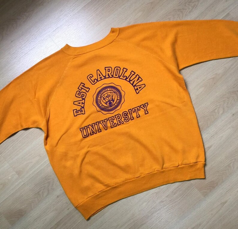 Vintage East Carolina University 90s Crewneck Sweatshirt, Shirt, Hoodie - Perfect for Fans - Image 2