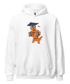 Vintage Florida Gator Graduate Bookworm Art Hoodie Sweatshirt - NCAA Shirts for Men