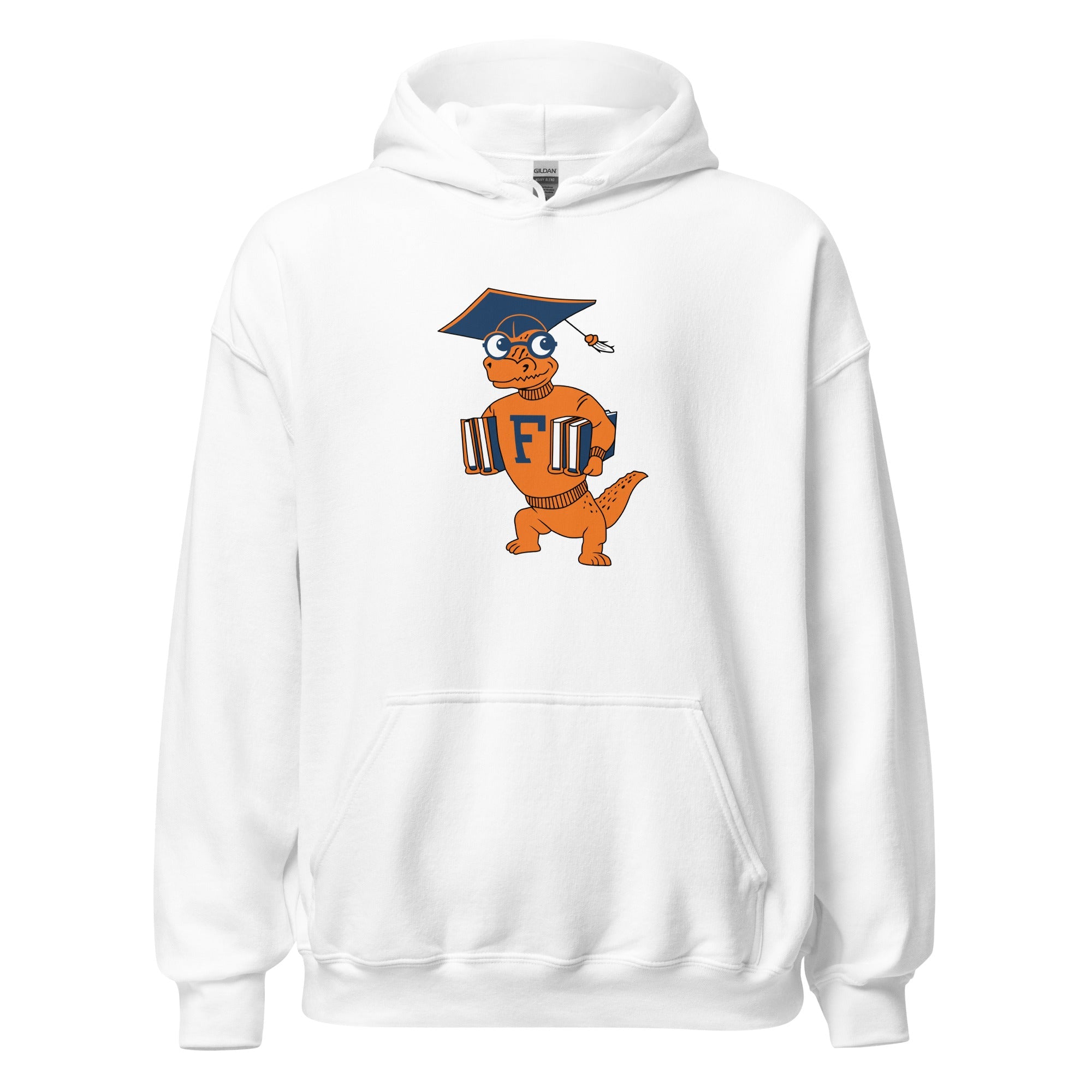 Vintage Florida Gator Graduate Bookworm Art Hoodie Sweatshirt - NCAA Shirts for Men