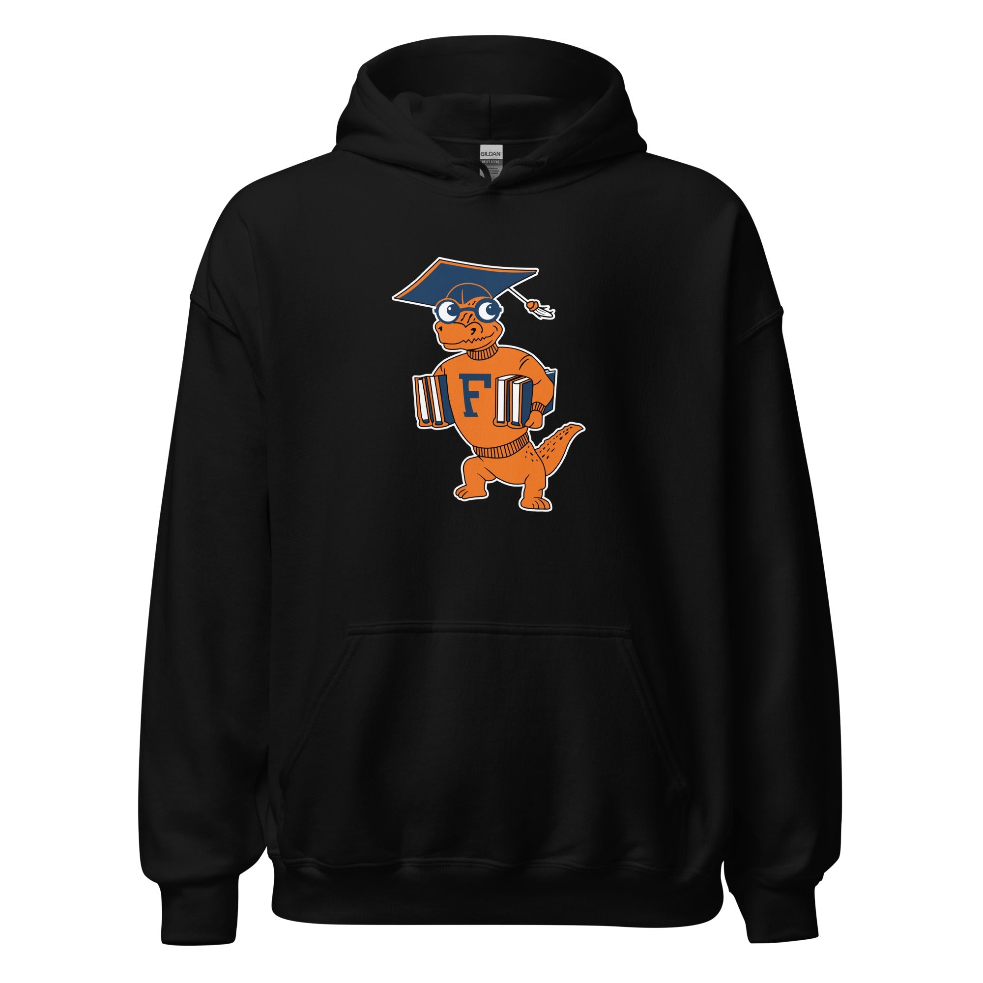 Vintage Florida Gator Graduate Bookworm Art Hoodie Sweatshirt - NCAA Shirts for Men - Image 2