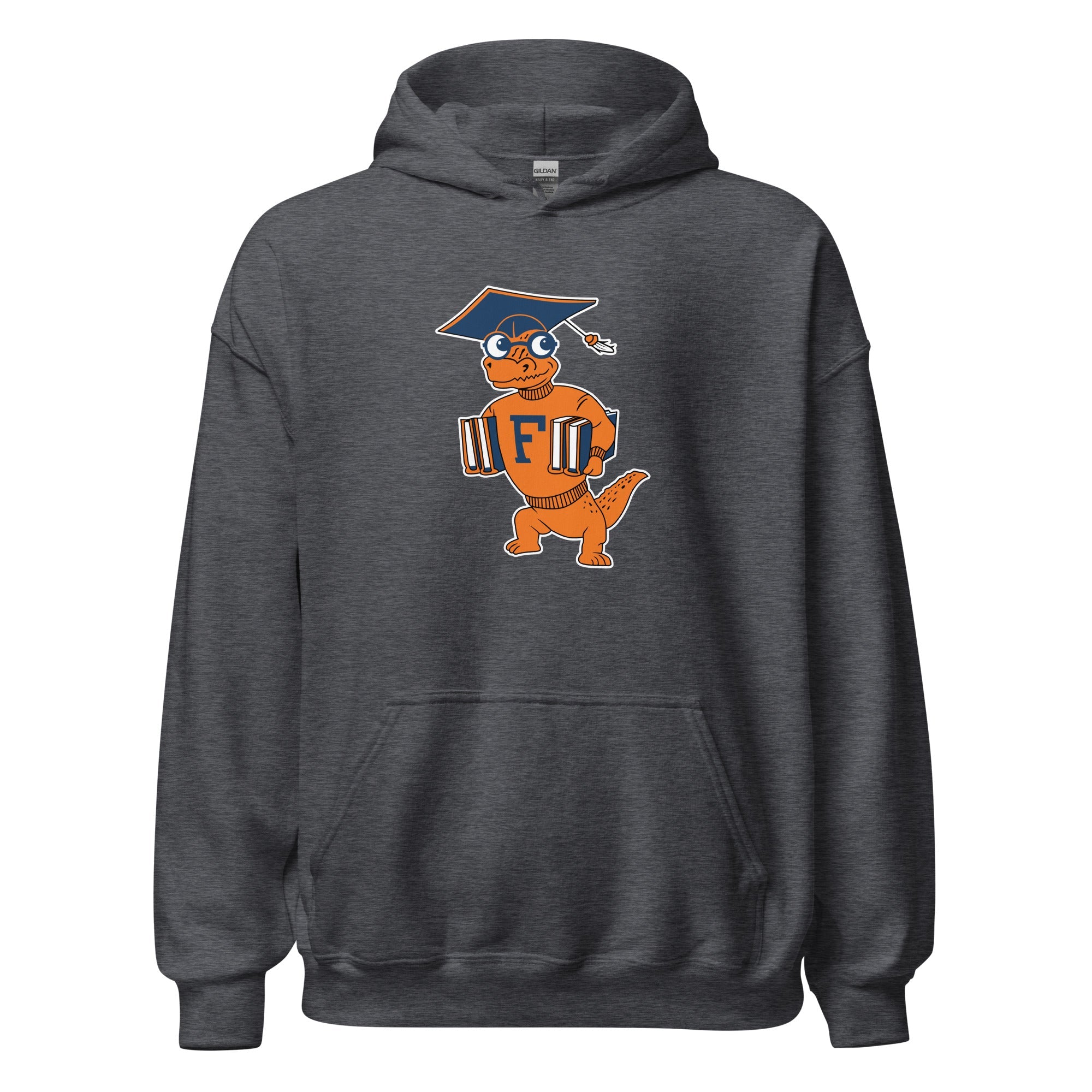 Vintage Florida Gator Graduate Bookworm Art Hoodie Sweatshirt - NCAA Shirts for Men - Image 3