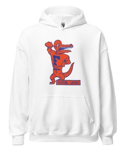 Vintage Florida Gators Football Hoodie Sweatshirt Sport Shirt - 1950's Fighting Gators Art with Retro Style