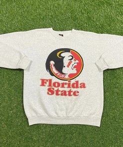 Vintage Florida State University Seminoles Crewneck Sweatshirt - T shirt, Hoodie - Ideal Gifts for NCAA Fans