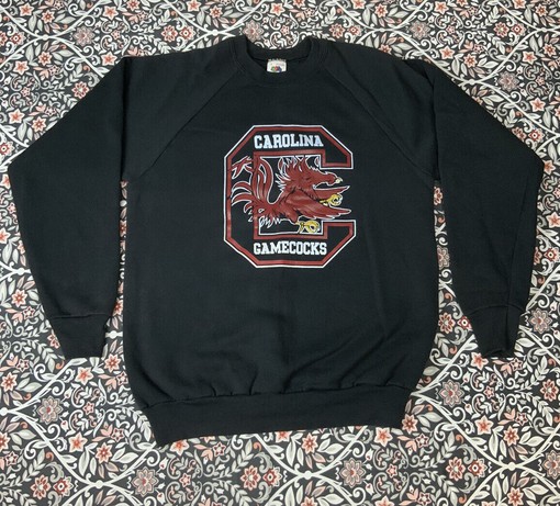 Vintage Fruit of the Loom USC Gamecocks 90s Crewneck Sweatshirt, Hoodie & Shirt Print Reprint Available
