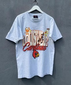 Vintage Garfield Louisville Cardinals T-Shirt - NCAA Shirts for Fans