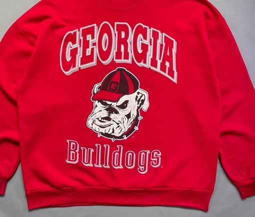 Vintage Georgia Bulldogs Crewneck Sweatshirt and T-Shirt Set - NCAA Shirts for Fans - Image 2