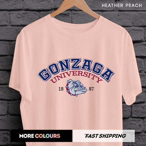 Vintage Gonzaga Bulldogs Team Bulldogs Crewneck Sweatshirt Pullover - Image 2