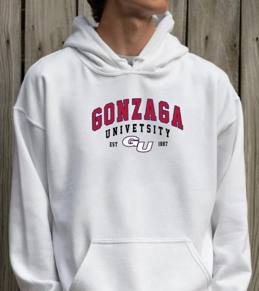 Vintage Gonzaga Crewneck Sweatshirt with Bulldogs Print - Image 3