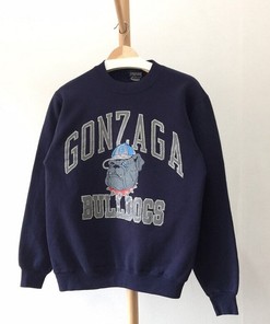 Vintage Gonzaga Crewneck Sweatshirt with Kentucky Wildcats Shirt