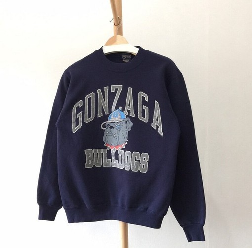 Vintage Gonzaga Crewneck Sweatshirt with Kentucky Wildcats Shirt