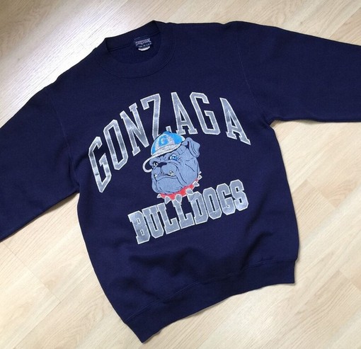 Vintage Gonzaga Crewneck Sweatshirt with Kentucky Wildcats Shirt - Image 2