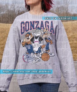 Vintage Gonzaga Crewneck Sweatshirt with Team Bulldogs Design