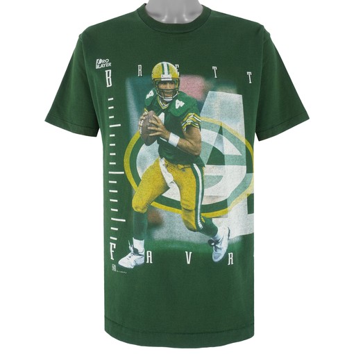 Vintage Green Bay Packers Brett Favre MVP T-Shirt - Unisex Sport Sweatshirt Hoodie Gift, NCAA Shirts for Men and Women