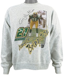 Vintage Green Bay Packers Crew Neck Sweatshirt with Newsome #21 - Unisex Sweatshirt American Football Shirt