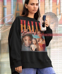 Vintage Halle Bailey Sweatshirt, Halle Bailey Homage Tee, Halle Bailey Fan, Halle Bailey Sweater, Funny Movie Shirts