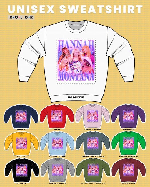 Vintage Hannah Montana Sweater, Hip Hop Rap Shirt, American Sitcom Fans, Merch Gift, Funny Movie Shirts for Women - Image 3