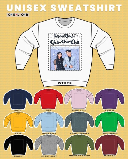 Vintage Hometown Chachacha Sweatshirt, Unisex Sweater, Kim Seon-ho Hong Du-sik Shin Min-a Yoon Hye-Jin Kim Ji-hyun - Image 3