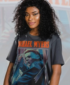 Vintage Horror Movie Homage Shirt - Retro Michael Myers and Friday the 13th T-Shirt