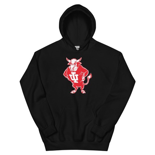 Vintage Indiana Bison Mascot Art Hoodie Sweatshirt - NCAA Shirts for Men - Image 2