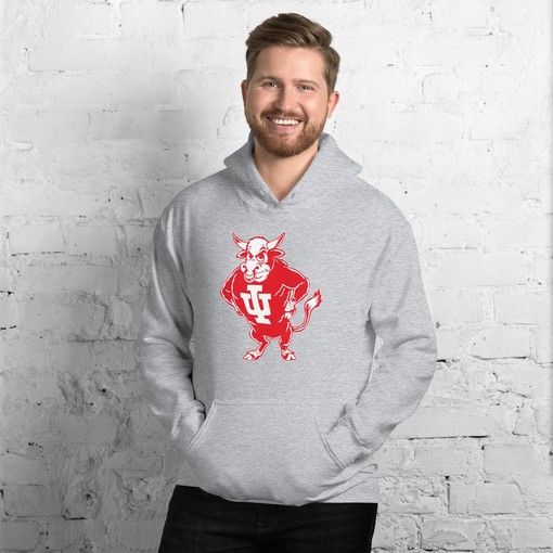 Vintage Indiana Bison Mascot Art Hoodie Sweatshirt - NCAA Shirts for Men - Image 4