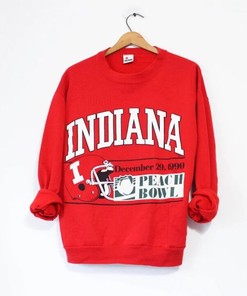 Vintage Indiana Hoosiers Peach Bowl Sweatshirt - Official College Apparel - NCAA Shirts for Men