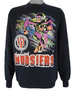 Vintage Indiana University Crew Neck Sweatshirt - Classic College Shirts - State University Shirts
