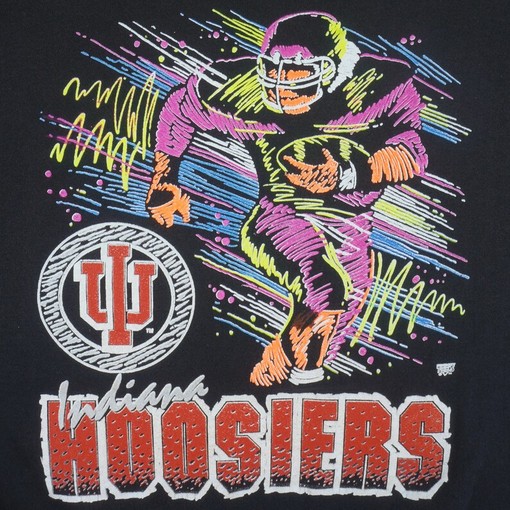 Vintage Indiana University Crew Neck Sweatshirt - Classic College Shirts - State University Shirts - Image 2