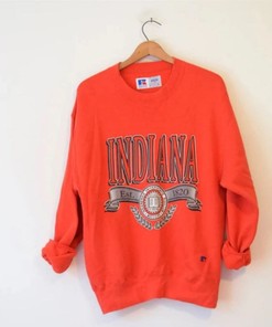 Vintage Indiana University Football Fan Shirt Sweatshirt for NCAA Fans - Show Your State University Spirit