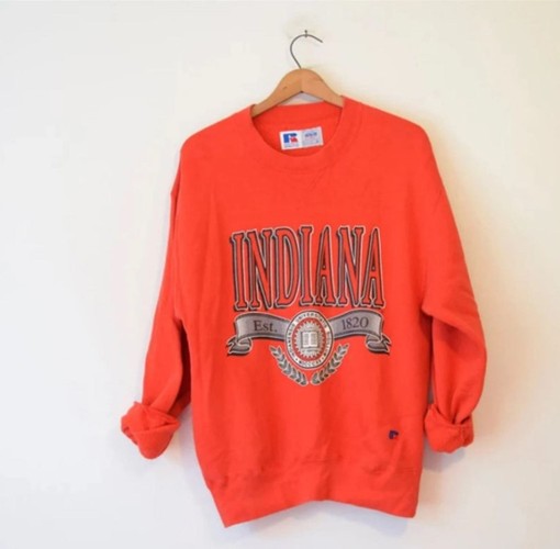 Vintage Indiana University Football Fan Shirt Sweatshirt for NCAA Fans - Show Your State University Spirit